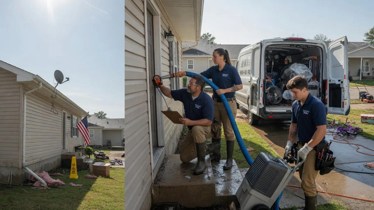 Ceiling Water Damage Restoration in Putnam, TX near me